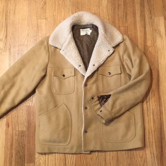 Pendleton Other - VTG Pendleton Sheep Western Trucker - XL - Tan